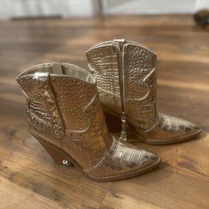 SAM EDELMAN IRIS 2 LEATHER BOOTIE SIZE 8